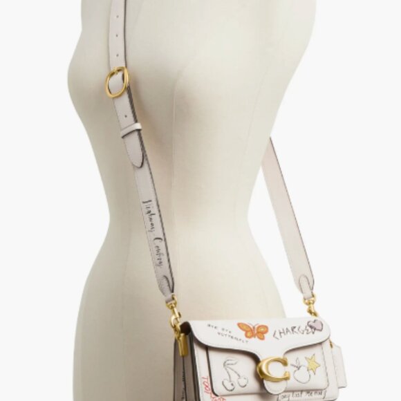 Coach Tabby Sketch Print Leather Bag - Picture 3 of 6